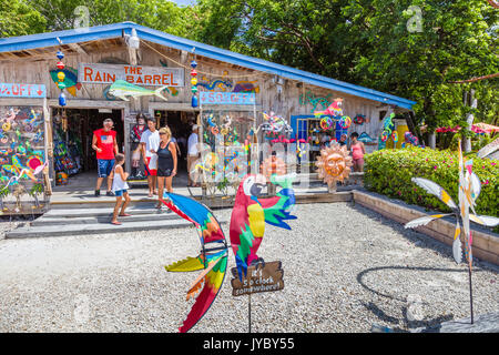 Le baril de pluie Village d'artisans sur Islamorada Key dans les Florida Keys Banque D'Images