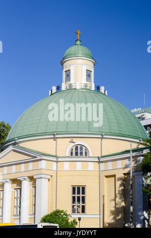 Turku, Finlande - Une vue de l'église orthodoxe, construite en 1839-1845, à Turku, Turku, près de la place Kauppatori Banque D'Images