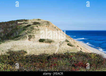 Plage Long Nook, Cape Cod National Seashore, Truro, Cape Cod, Massachusetts, États-Unis. Banque D'Images