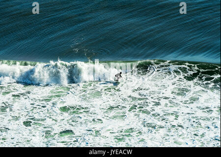 Longue plage de surf, Nook, Cape Cod National Seashore, Truro, Cape Cod, Massachusetts, États-Unis. Banque D'Images