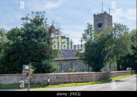 L'église paroissiale de St James, Dunwich, Suffolk, Angleterre Banque D'Images