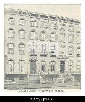 (King1893NYC) pg562 HARVARD CLUB, 11 WEST 22D STREET Banque D'Images