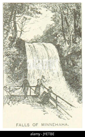 US MN(1891) p425 DE MINNEHAHA FALLS Banque D'Images