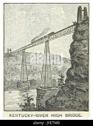 KY US(1891) p279 HAUTE KENTUCKY RIVER BRIDGE Banque D'Images