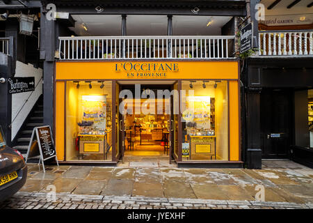 L'Occitane en Provence shop à Chester, Royaume-Uni Banque D'Images