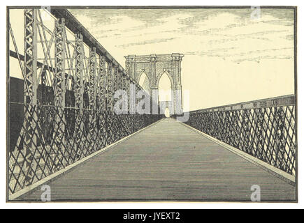 New York et le pont de Brooklyn (1883) Planche 12 Banque D'Images