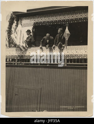 Le président Theodore Roosevelt La prestation de discours à l'Grand Canyon, en Arizona Banque D'Images