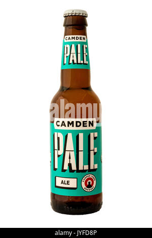 Camden Town Brewery - Pale Ale bière en bouteille. Banque D'Images