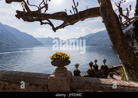 L'Italie, Lombardie, district de Côme. Le Lac de Como, Villa del Balbianello Banque D'Images