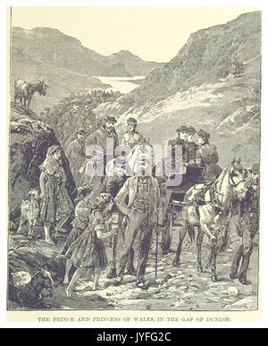 Français(1891) p277 LE PRINCE ET LA PRINCESSE DE GALLES dans le Gap of Dunloe Banque D'Images