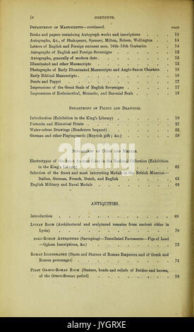 Un guide pour les salles d'exposition des départements d'histoire naturelle et d'Antiquités (page 4) BHL47922021 Banque D'Images