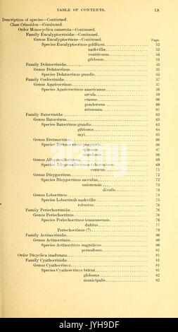 Une synthèse critique de l'Troosts manuscrit non publié sur les crinoïdes du Tennessee BHL44716566 Banque D'Images