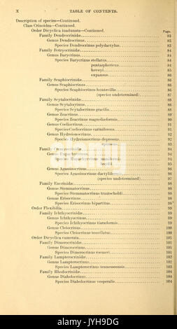 Une synthèse critique de l'Troosts manuscrit non publié sur les crinoïdes du Tennessee BHL44716565 Banque D'Images