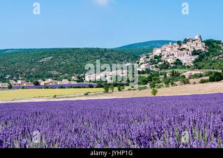 France, Provence, Simiane la Rotonde Banque D'Images