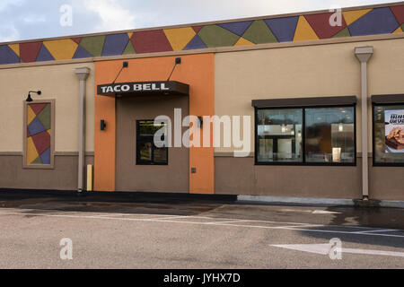 Taco Bell à Leesburg, Florida USA Banque D'Images