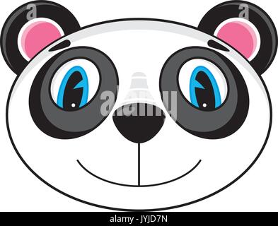 Panda Bear Cute Cartoon Vector Illustration Illustration de Vecteur