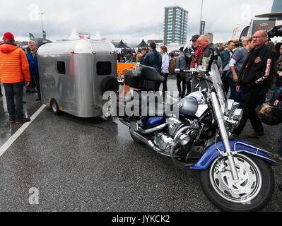 Hambourg Harley Days Biker-City-événement moto grand défilé motorbiker Allemagne Banque D'Images