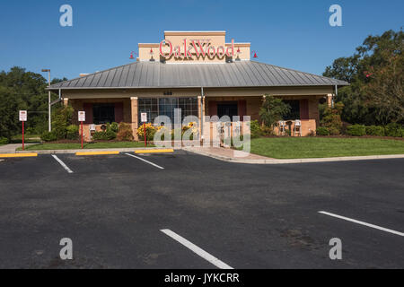 Oakwood Smokehouse Grill Lady Lake Floride Banque D'Images