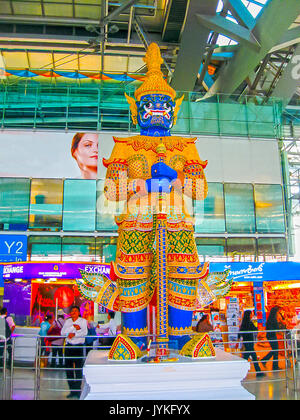 Bangkok, Thaïlande - 31 janvier, 2010 : l'aéroport de Suvarnabhumi Banque D'Images