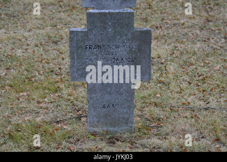 2017 0228 GuentherZ11 Zentralfriedhof Wien Gruppe97 Soldatenfriedhof Wien (Zweiter Weltkrieg) (31) Banque D'Images
