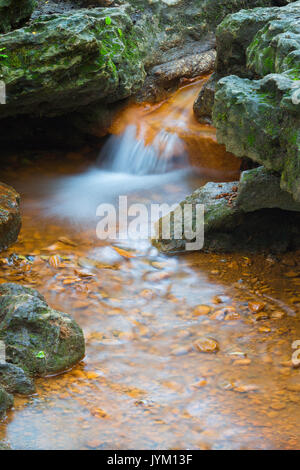 Printemps naturel situé à Yellow Springs Ohio Banque D'Images