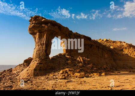 L'Arche naturelle de Riyadh, Arabie Saoudite Banque D'Images