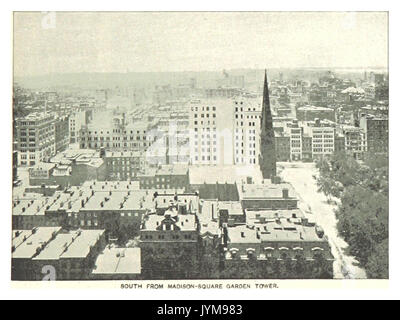 (King1893NYC) pg741 AU SUD DE Madison Square Garden Tower Banque D'Images