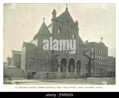 (King1893NYC) pg405 ST. L'ÉGLISE CATHOLIQUE ROMAINE, CECILIAS, EAST 106TH STREET Banque D'Images