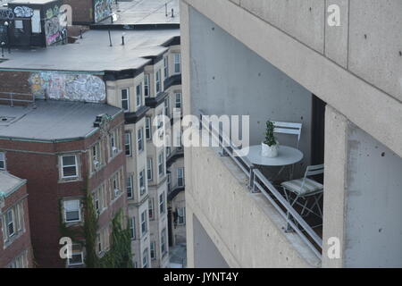 Une vue de contextes urbains dans une nouvelle Angleterre cityscape Banque D'Images