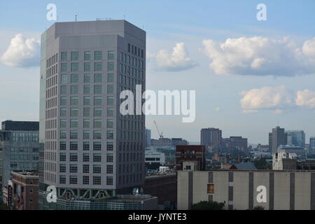 Une vue de contextes urbains dans une nouvelle Angleterre cityscape Banque D'Images