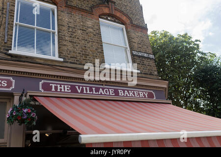 La boulangerie du village à Walthamstow Village, Walthamstow, nord-est de Londres. Banque D'Images