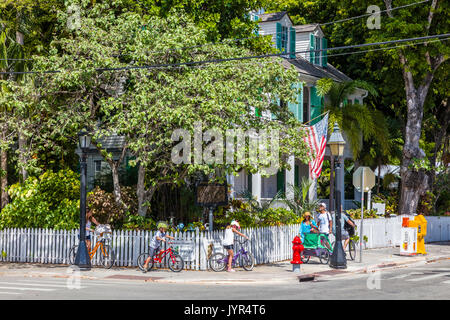 Les vélos à Key West en Floride Banque D'Images