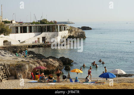 Cala porto bianco - Monopoli, Pouilles, Italie Banque D'Images