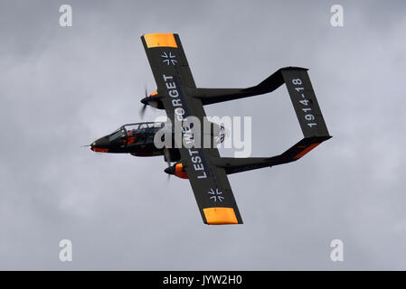 Bronco au Biggin Hill Festival of Flight Airshow. CopySpace Banque D'Images