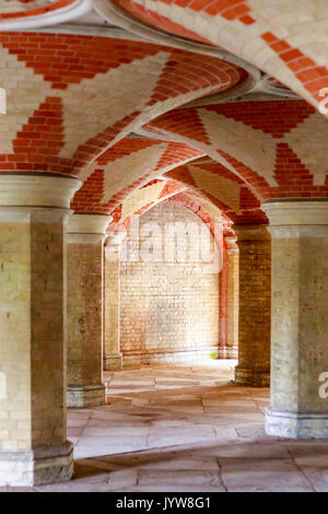 Londres, UK - 2 août 2017 - Le Palais de Cristal du métro, un ancien tunnel piétonnier victorienne dans le sud de Londres Banque D'Images