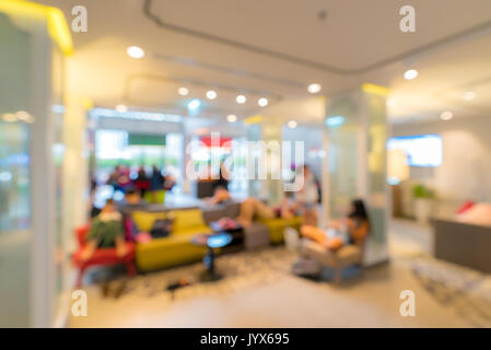 Résumé arrière-plan flou de hall de l'hôtel Banque D'Images