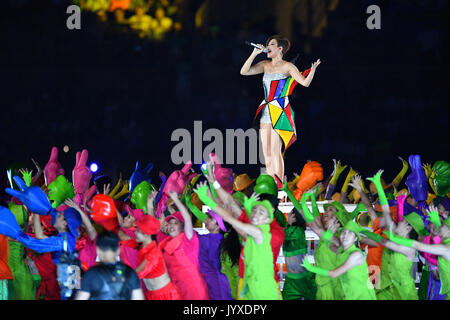 Taipei, Taiwan. Août 19, 2017. Vue générale de la cérémonie d'ouverture : La 29e Universiade d'été 2017 Taipei Taipei Cérémonie d Ouverture au Stadium à Taipei, Taiwan. Credit : MATSUO .K/AFLO SPORT/Alamy Live News Banque D'Images