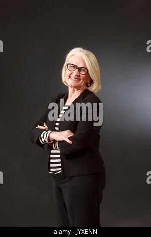 Edinburgh, Ecosse, Royaume-Uni. 20e Août, 2017. Jour 9 Edinburgh International Book Festival. Photo : Ann Pettifor, analyste basée au Royaume-Uni, du système financier mondial, directeur de la recherche en macroéconomie un réseau d'économistes. Credit : Pako Mera/Alamy Live News Banque D'Images