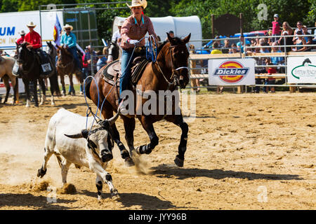 RAM Exeter Exeter Rodéo Ontario Canada Août 2017 Banque D'Images