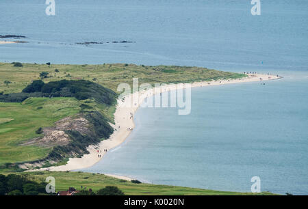 West Bay et de l'Ouest Liens, North Berwick West Lothian. Banque D'Images