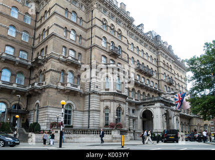 L'hôtel Langham, 1C Portland Pl, Marylebone, London W1B 1JA, UK Banque D'Images