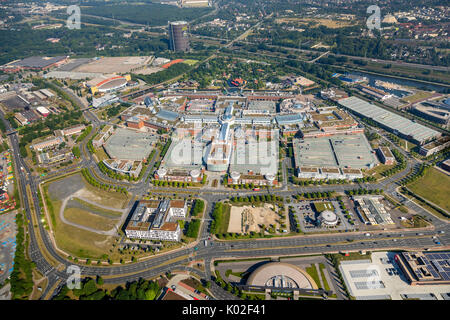 Einkaufszentrum Centro von Norden gesehen, Neue Mitte Oberhausen, shopping mall, neues Hotelprojekt, Oberhausen, Ruhr, Allemagne, de Banque D'Images