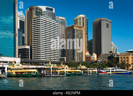 Circular Quay, Sydney, Nouvelle-Galles du Sud, Australie. Banque D'Images