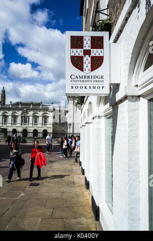 Cambridge University Press librairie dans le centre de Cambridge, au Royaume-Uni. Banque D'Images