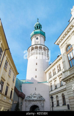 Fire Tower dans le centre de Sopron, Hongrie Banque D'Images