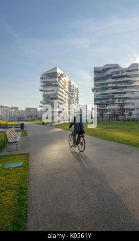 Milan, Lombardie, Italie. La nouvelle de l'hôtel Citylife idealement situé au coeur de Milan Banque D'Images