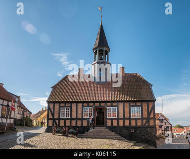 Old town hall en Ebeltoft au Danemark Banque D'Images