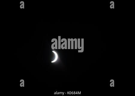 Tooele County, Utah, USA. 21 août, 2017. L'éclipse solaire au maximum de toatlity vu depuis le nord de l'Utah, tooele comté. Credit : Sunrise Photos/Alamy Live News Banque D'Images