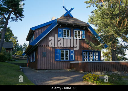 Nida, Lituanie. 17 juillet, 2017. La maison d'été de Mann dans lequel l'écrivain allemand Thomas Mann séjourna au cours de vacances à Nida, Lituanie, 17 juillet 2017. Photo : Alexander Welscher/dpa/Alamy Live News Banque D'Images