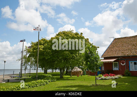 Nida, Lituanie. 17 juillet, 2017. La maison d'été de Mann dans lequel l'écrivain allemand Thomas Mann séjourna au cours de vacances à Nida, Lituanie, 17 juillet 2017. Photo : Alexander Welscher/dpa/Alamy Live News Banque D'Images